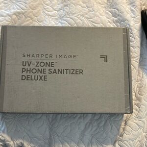 Sharper image, UV zone phone sanitizer deluxe